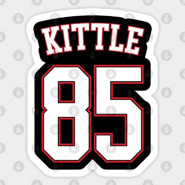 George Kittle Sticker by Emma